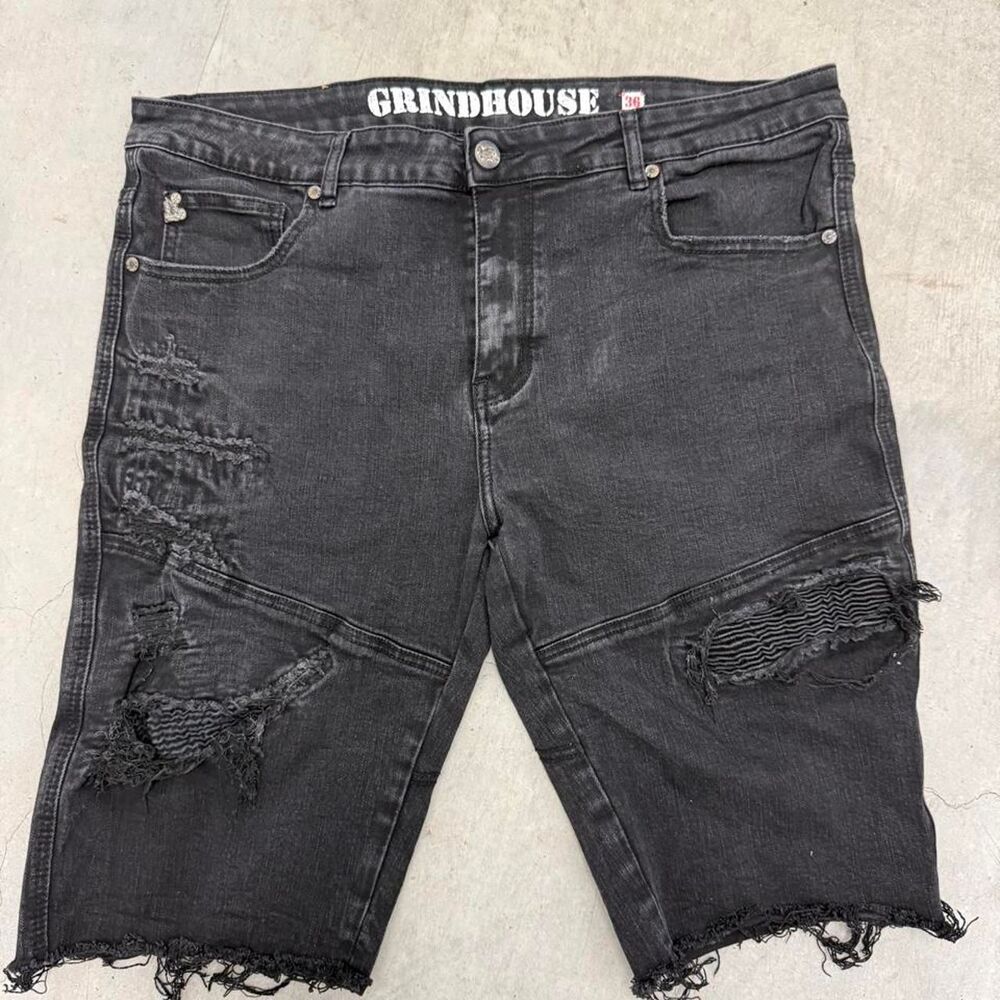 Grinders Men's Black Shorts